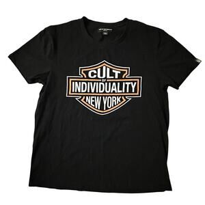CULT Of INDIVIDUALITY x Black Mens Womens Graphic Tee l Size Large streetwear
